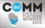 Platinum 2023 dotCOMM Awards for Corporate Website Design Creativity: Ambiq.com and Ambiq.ai​