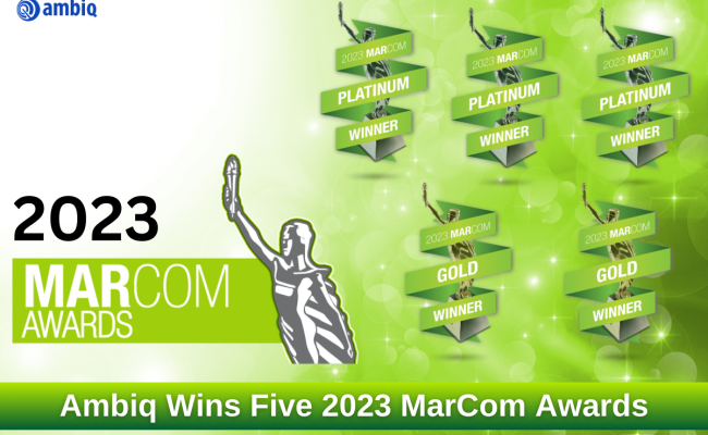 Ambiq 2023 wins Marcom Award 2023